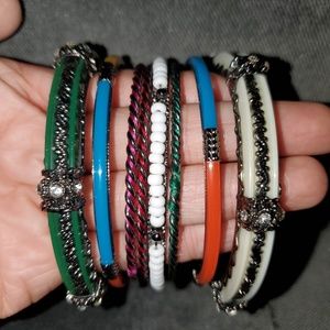 NWOT - SUPER CUTE METAL BANGLES (8)